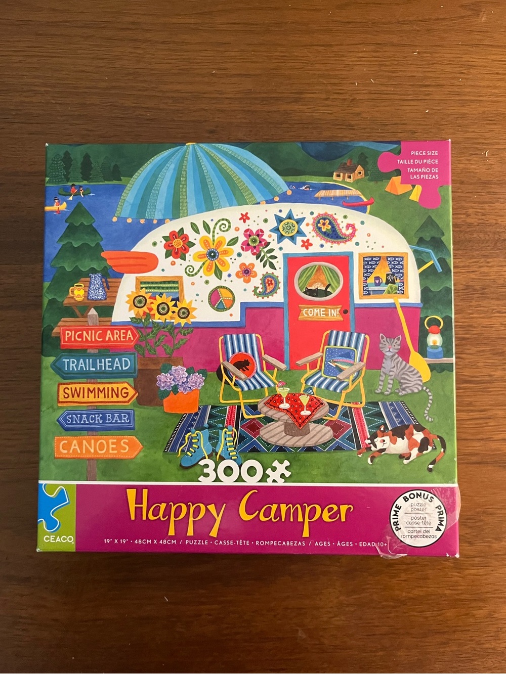 300 piece jigsaw puzzle Happy Camper Kids Puzzle